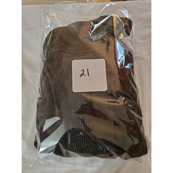 J. Jill Corduroy Women's Blazer/Jacket Oversized Button Up Size Medium Chocolate - Picture 13 of 13